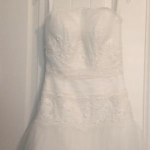 Prom/Wedding Beaded Tulle Skirted Dress